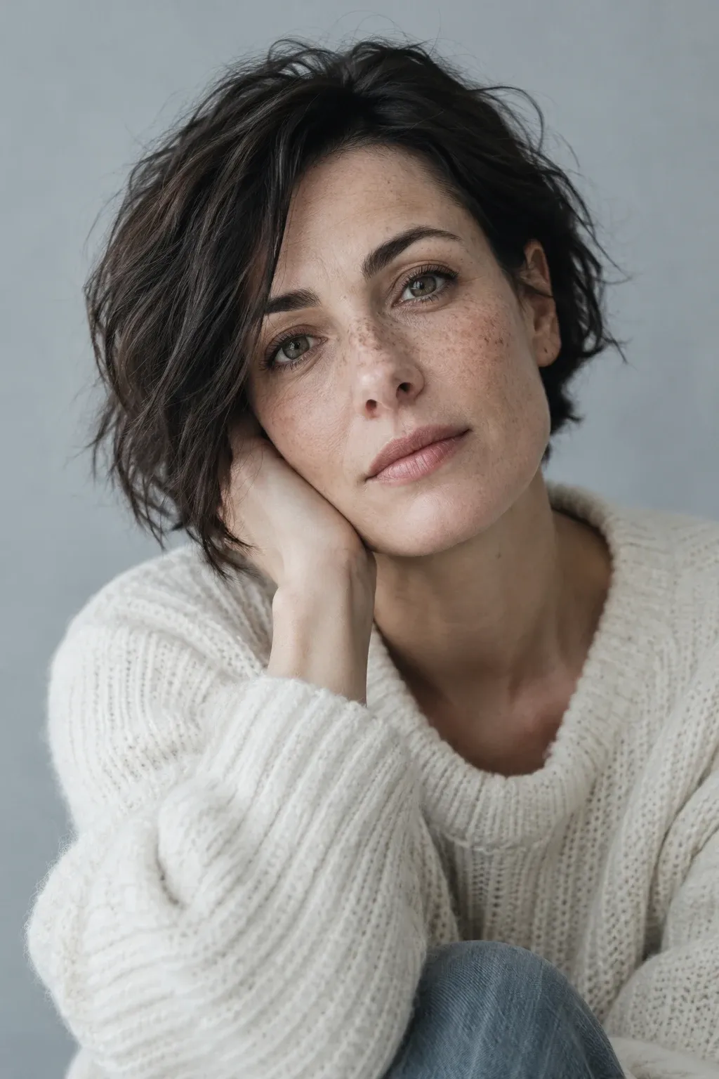 Natuurlijk portret in zacht daglicht