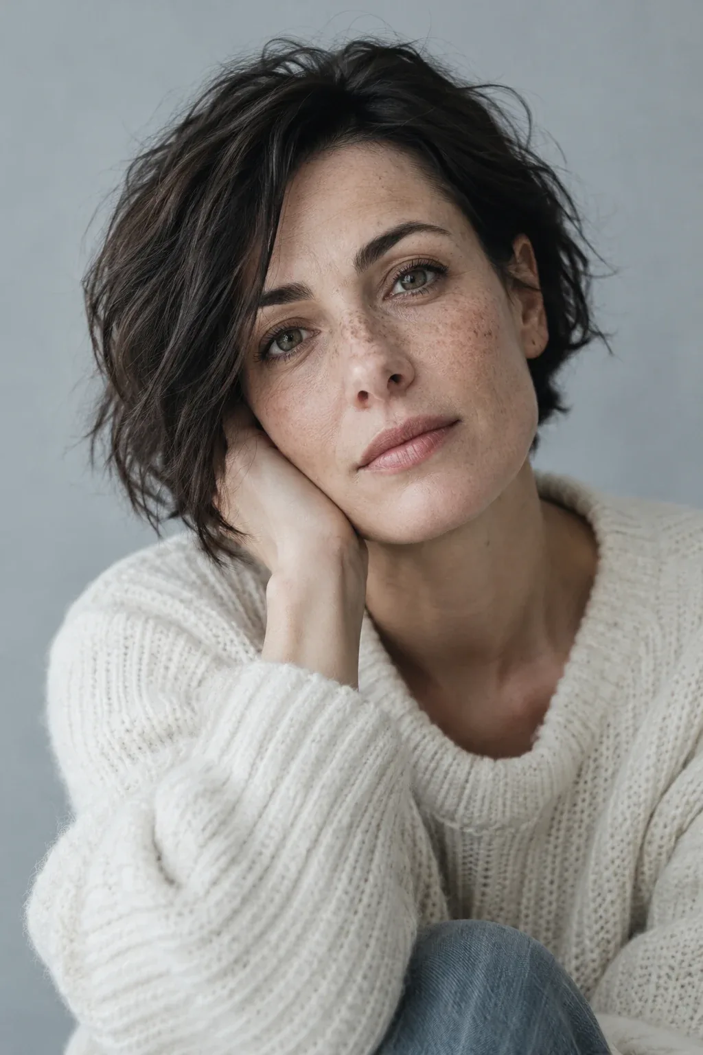 Natuurlijk portret in zacht daglicht